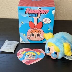 BUBBLES, Crybaby x Powerpuff Girls Vinyl Face Plush Blind Box